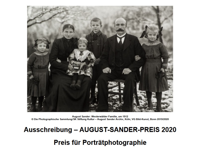 August-Sander-Preis für Porträtphotographie