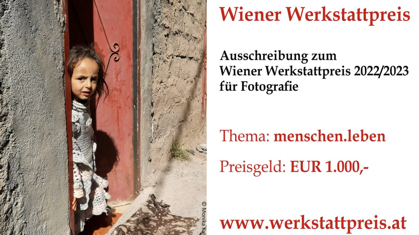 Wiener Werkstattpreis für Fotografie "menschen.leben"
